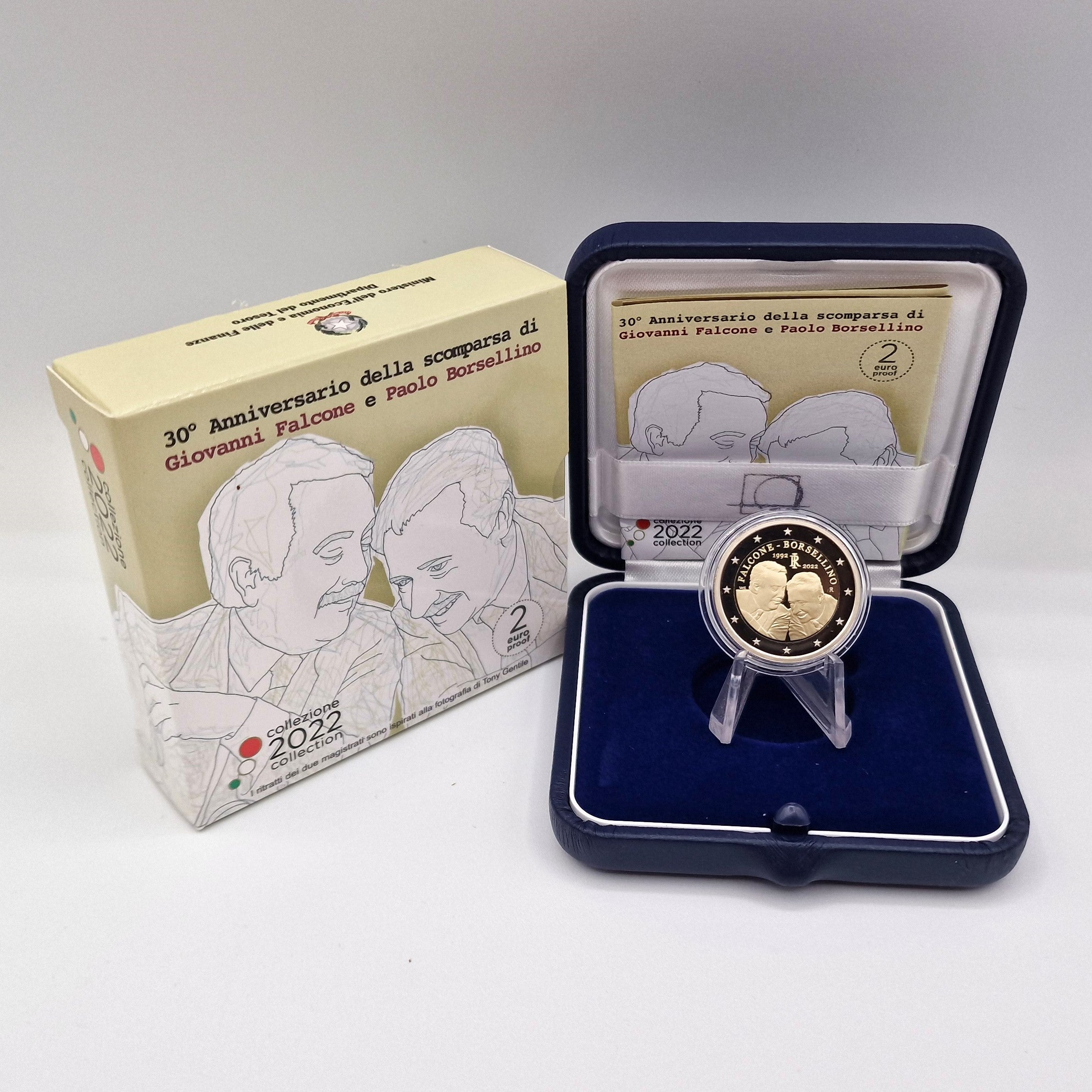 2022 "Falcone / Borsellino" - Italy Proof